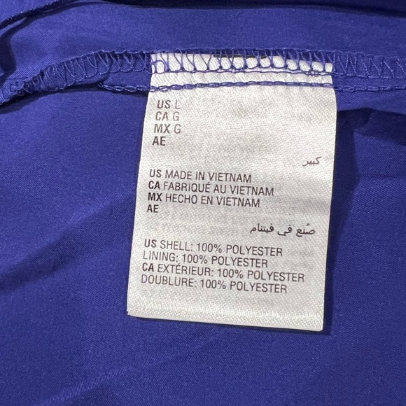 I.N.C. International Concepts Women's Pleated V-Neck Blouse/size L - Picture 8 of 9